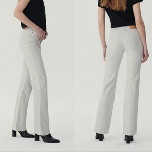 Aiosaku Willoa 99% Organic Cotton Slightly Flared Ecru Denim ~ Size 29